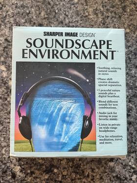Sharper Image 780352130036 Vintage Nos Soundscape Environment Headphones By