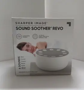 Revo-6 Sharper Image 843479108019 Sleep Therapy Sound Soother Sounds Timer Usb Or Battery