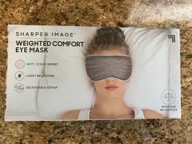 Sharper Image 843479127003 Weighted Eye Mask