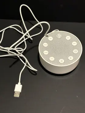Sharper Image 843479129816 Sound Soother Machine Revo 6 Sounds For Sleep Relax With Timer
