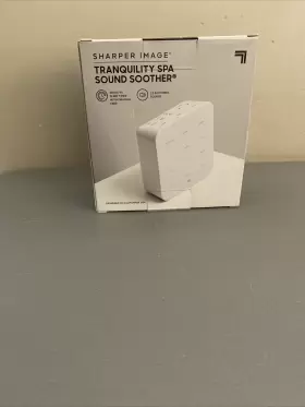 Sharper Image 843479191837 Relaxing White Noise Sound Machine Stress Anxiety Relief Usb Cord