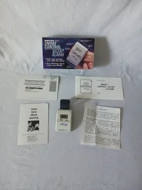 Si402 Sharper Image Snore Control Wristband Electronic Stopper Device Euc