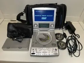 Si655 Sharper Image Model Entertainment Syst Tv Dvd Mp3 Cd Player Radio Alarm