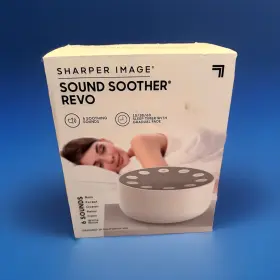 Wic774810 Sharper Image Sound Soother Revo 6 Soothing Sounds Sleep Timer Rain/ocean/calm