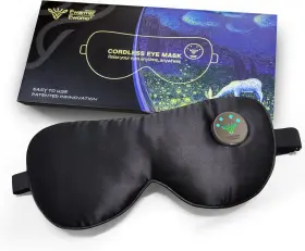 Shenzhen Ewarmer Technology Ltd 445034495478 Cordless Heated Eye Mask For Dry Eyes Real Silk Sleep Block Out Light