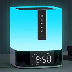Dy28s Shenzhen Xinyiheng Digital Co. Ltd White Noise Sound Machine Alarm Clock With Bluetooth Speaker 48 Night Light