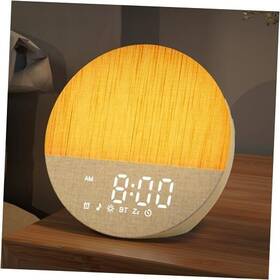 Shenzhenshi Baiqingkeji Youxian Gongsi Yf04-beige Sunrise Alarm Clock With Sound Machine Wake Up Light 6.5 4.6 6.2 Inch Beige