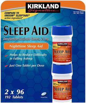 Signature 744110144154 Sleep Aid Succinate 25 Mg 4 Bottles X 96 Tabs