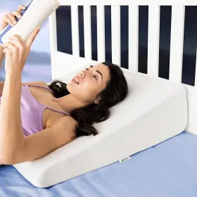 8541803205 Silverback Wedge Pillow 7.5 Inch For Acid Reflux - Dr. Recommended Height Luxurious 2 Memo