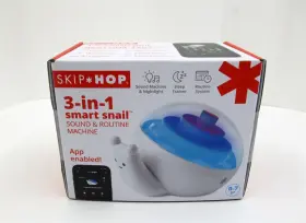 Skip Hop 195861926740 3-in-1 Smart Snail Baby Sound And Routine Machine White