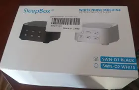 Snw-01 Sleep Box White Noise Machine 25 Soothing Sounds 36 Volume Levels 5 Timer