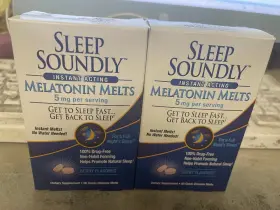 Sleep Soundly 035046081423 2x Melatonin 5mg Fast Acting Formula 120 Servings