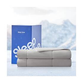 Sleep Zone S2410ad0bgfq Queen Cooling Comforter Set For Hot Sleepers Nanotex Co... Fast Ship