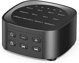 Fetegt1888 Sleepbox Sleep White Noise Sound Machines With 25 Soothing Sounds 36 Black