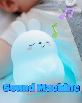Sleeping Pal Sp-c211 White Noise Sound Machine With Nightlight For Kid And Baby Recorder - Bunny