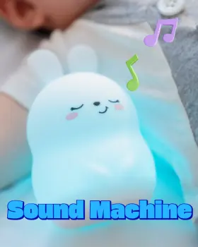 Sp-c211 Sleeping Pal White Noise Sound Machine With Nightlight For Kid And Baby Recorder - Bunny