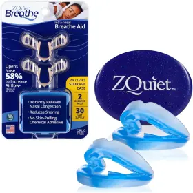 Sleeping Well Llc. 705353791994 Zquiet Anti-snoring Mouthpiece Solution 2 Size Comfort System Starter Kit Nas