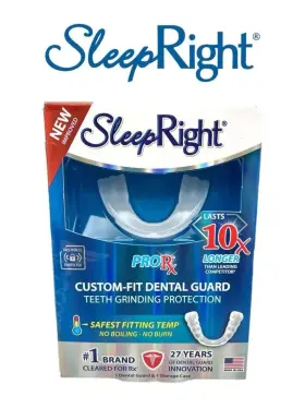 Sleepright 692121035193 Sleep Right Prorx Custom Dental Guard Night Time Grinding