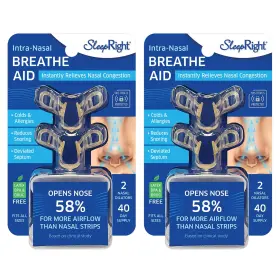 B075knbskq Sleepright Intra-nasal Breathing Aids Nasal Dilator Snore Reducer 2 Pack 4 Count