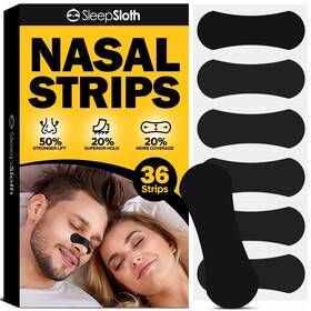 Sleepsloth Uh-dnu2-9ydz Nasal Strips For Snoring 36 Black