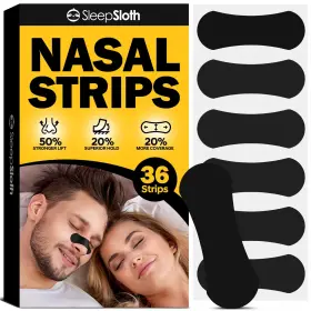Uh-dnu2-9ydz Sleepsloth Nasal Strips For Snoring 36 Black