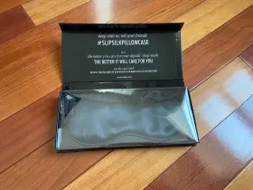 53218-00611 Slip Brand Silk Eye Mask Black New In Box