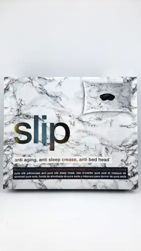 Slip 810046980293 Charcoal And Marble Beauty Sleep Collection Gift Set - Nib
