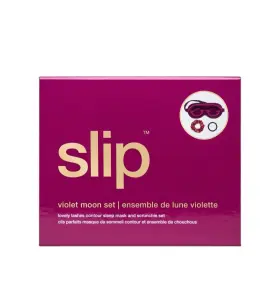 Slip 810046982433 Violet Moon Sleepover Mask And Scrunchies Set