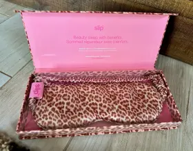 Slip 810046982785 New Sadie Pure Silk Sleep Mask In Cheetah Print Nib