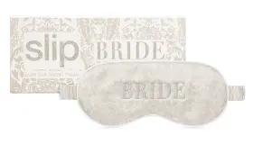 Slip 810046983300 New Silk Bride Sleep Mask Luxury Eye Bridal Shower Wedding - Nib