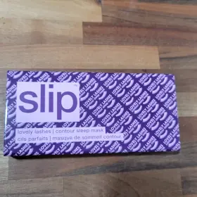 Slip 810046986455 Silk Contour Sleep Mask Lovely Lashes Grape New