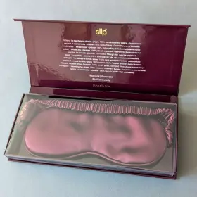 Slip 850004304952 Pure Silk Sleep Mask - Plum Burgundy Sealed Box