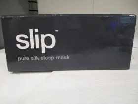 Slip 853218006124 Silk Sleep Mask Charcoal One Size