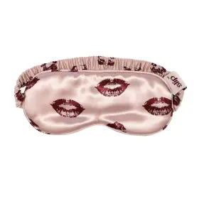 Sb-123 Slip Silk Sleep Mask Berry Kiss One Size - 100% Pure Mulberry 22 Momme Sil