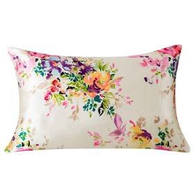 Slpbaby Yd170904-010 Silk Pillowcase For Hair And Skin With Hidden Zipper Print Standard