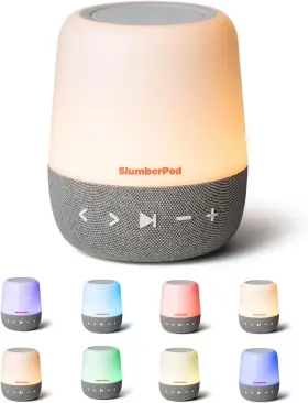 Sp-101-hs Slumberpod Slumbercalm 2-in-1 Sound Machine With Light For Kids Baby Sleep Soo
