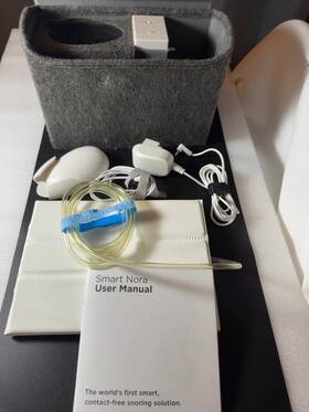 Smart Nora Snb00005 Anti-snoring Device Set White Grey System