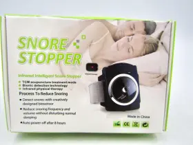 Snore Stopper 987314600390 Band Wearable Infrared Intelligent - New In Box