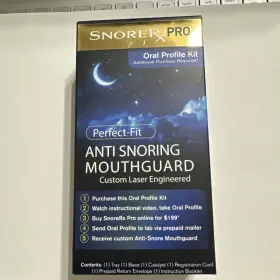Snorerx 850023754004 Pro Oral Profile Mold Kit Send In For Perfect Fit Mouth Guard