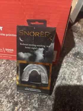 Sn001-a Snorerx Authentic Micro Fit Adjustable Mouth Guard Reduces Snoring Better Sleep
