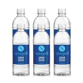 C6-45jx-n9zl Snugell Distilled Water For Cpap 6 Pcs Travel Bottles 16.9oz Clean Multi-use Usa Supply