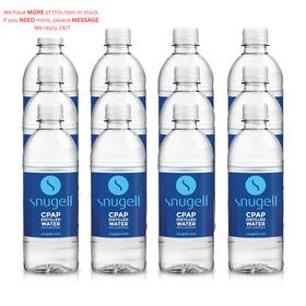Snugell Zw-ed3o-wa5o Distilled Water For Cpap Machines - 16.9 Fl Oz Pack Of 12 White
