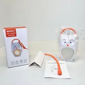 A-sf02 Soaiy Baby Sleep Owl Sound Machine Timer Rechargeable Light Heartbeat