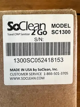 Sc1300 Soclean 2 Go Cpap Cleaner And Sanitizer Model Brand New Ships Free