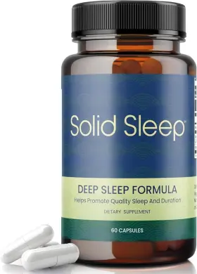 Solid Sleep 705353031427 All Natural Aid Non-habit Forming Aids For Adu