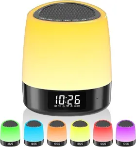 Someyou 445043552599 White Noise Sound Machine With 34 Sleep Sounds 8 Colors Night Light Battery Pow