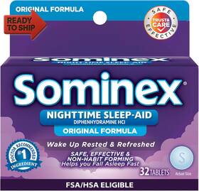 Sominex 313018963978 Nighttime Sleep-aid Safe And Effective Non-habit Forming Original Fo