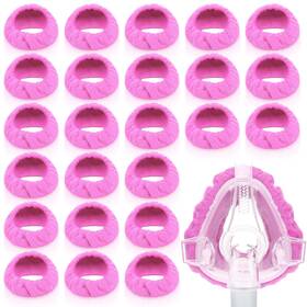 Sosation Iu0940 24 Pack Mask Liners Full Face Reusable Soft Covers Reduce Air Leaks And
