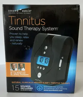 S-680h Sound Oasis 680583068088 Tinnitus Therapy System Sleep And Nib