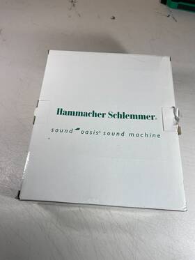 Sound Oasis S-560-02 Hammacher Schlemmer Machine Sleep Therapy Timer New